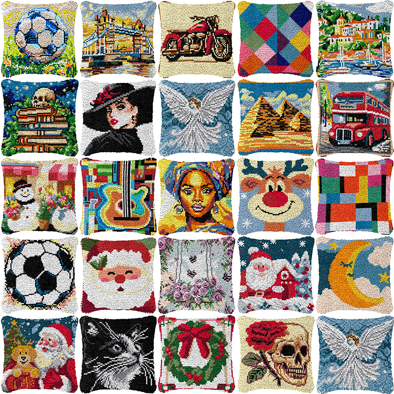 Embroidery Knot - Angel Lady Latch Hook Kits Rug