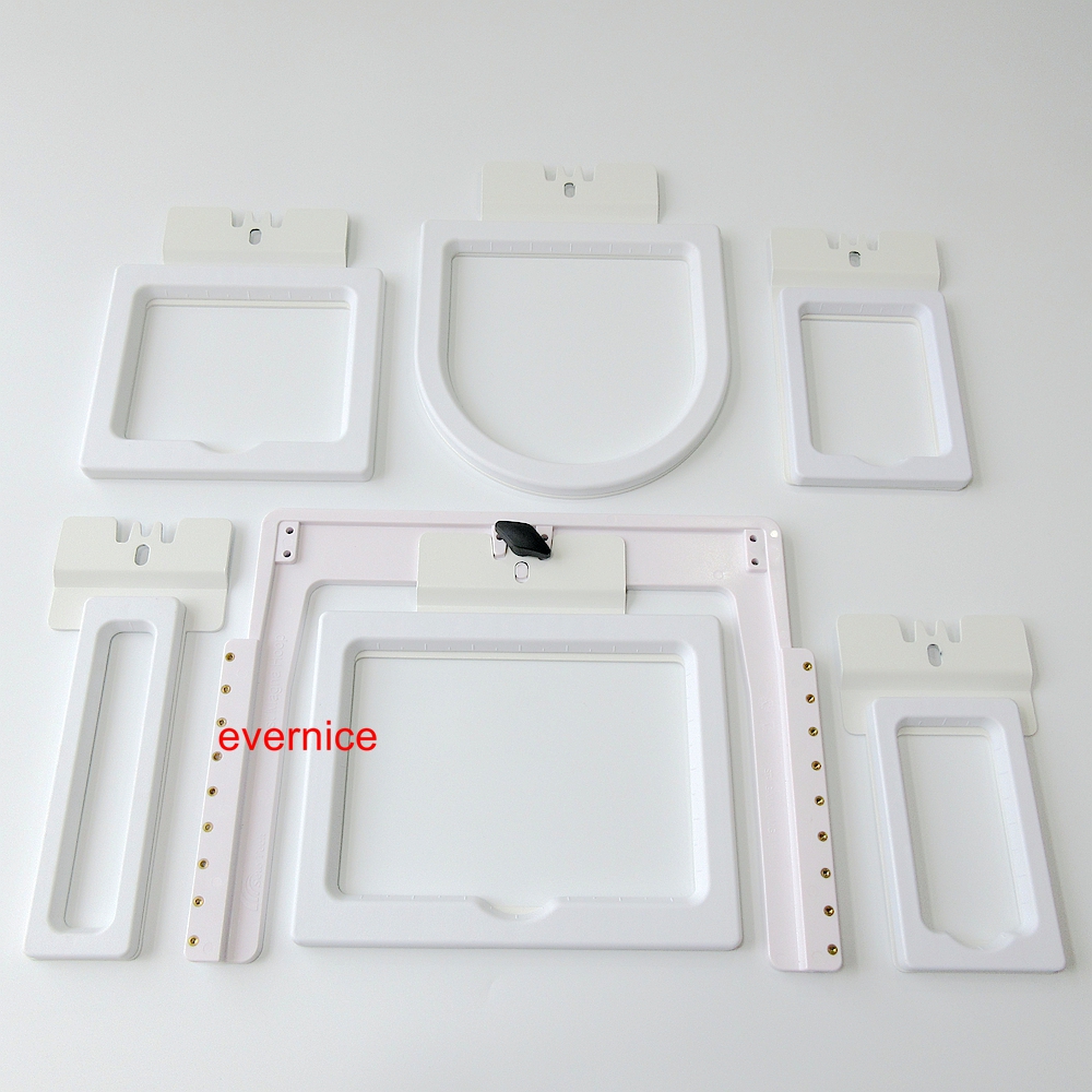 Embroidery Hooping - 6 Magnetic Fast Embroidery Hoops For