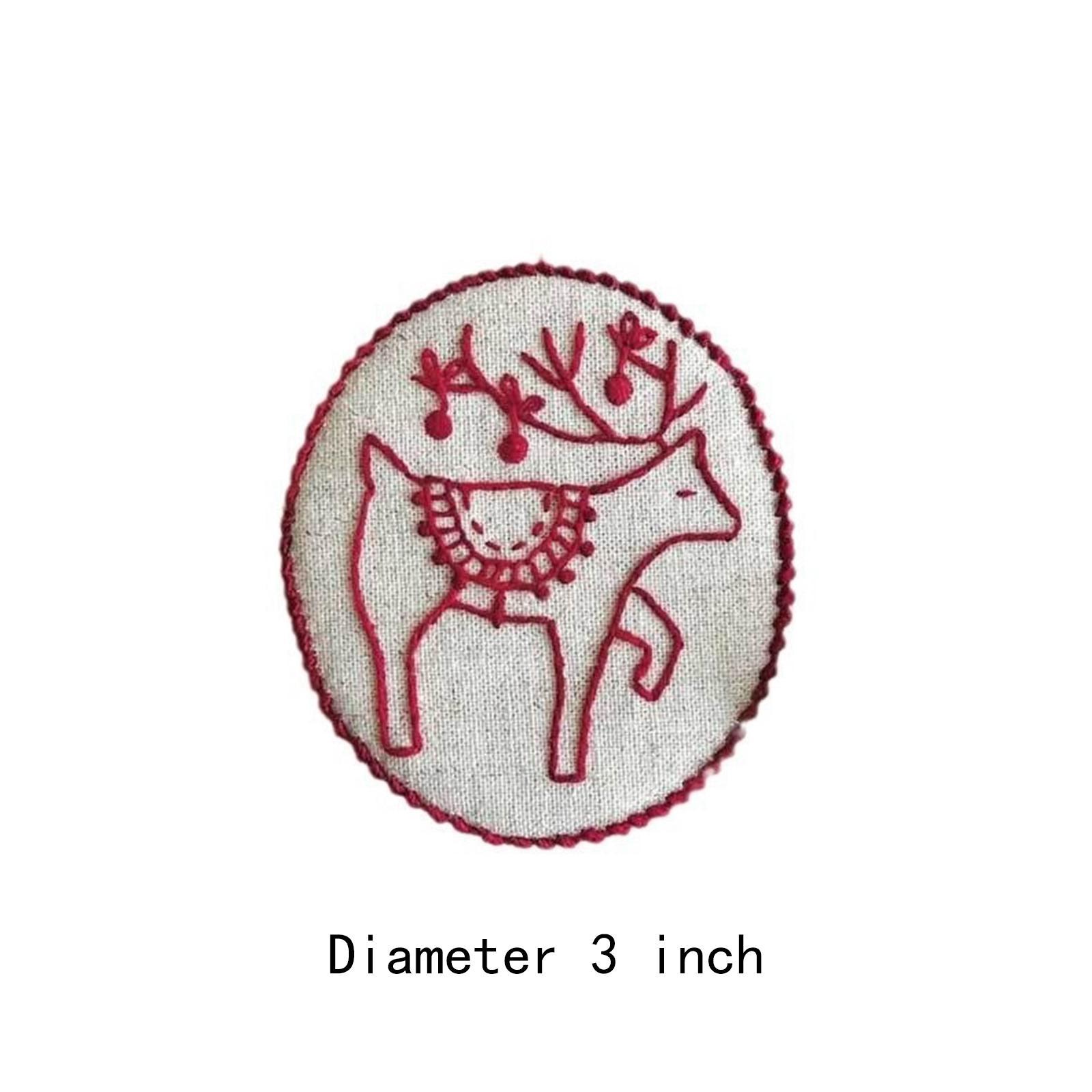 Embroidery Xmas Decorations - Hand Embroidery Christmas Ornaments Christmas Tree