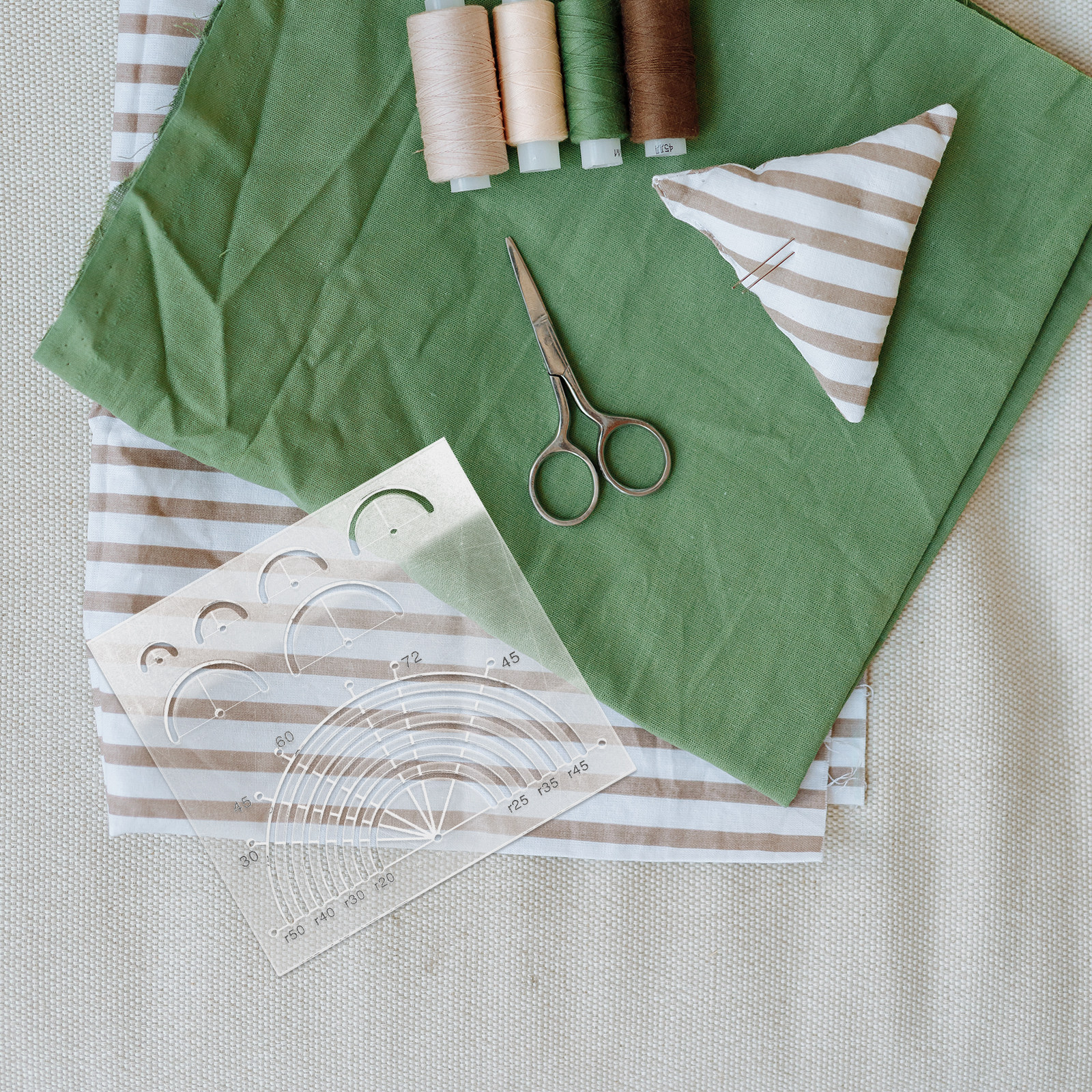 Embroidery And Quilting - Premium Acrylic Quilting Template Ruler Semicircle