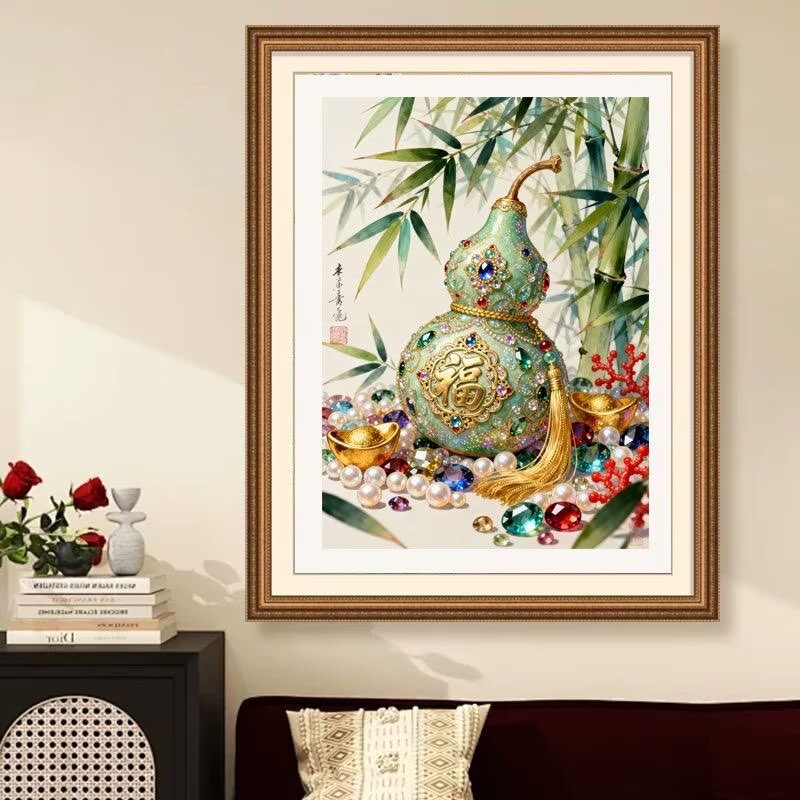 Embroidery Job - 9CT 11CT gourd Embroidery DIY Chinese