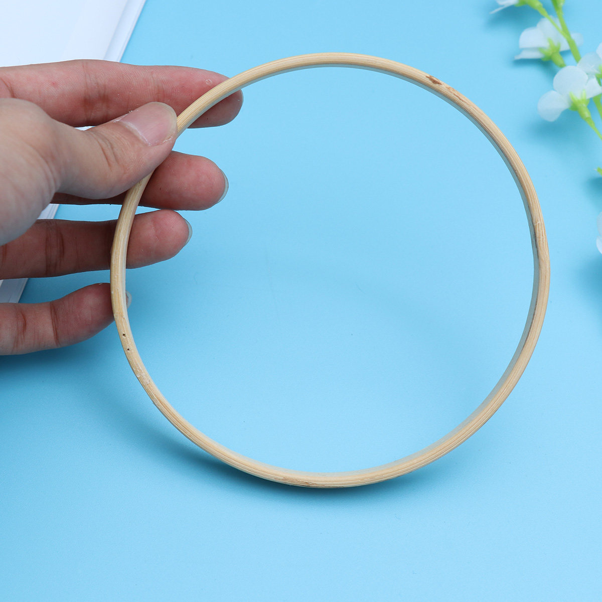 Embroidery Needle - 13.1cm Bamboo Embroidery Circle Smooth Tight
