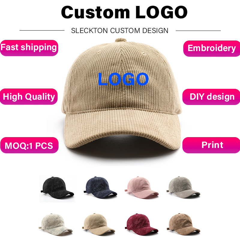 Embroidery Design Logo - SLECKTON Custom Logo Baseball Cap Brand