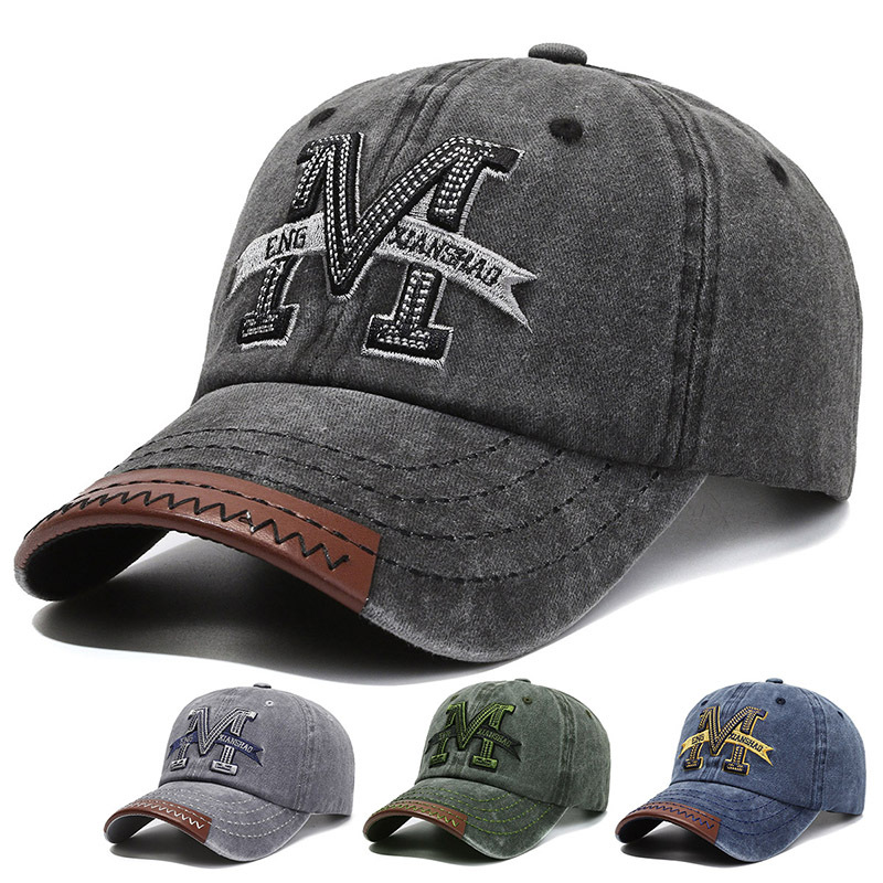 Embroidery Letter M - 1PC New Hot Sale Unisex Baseball