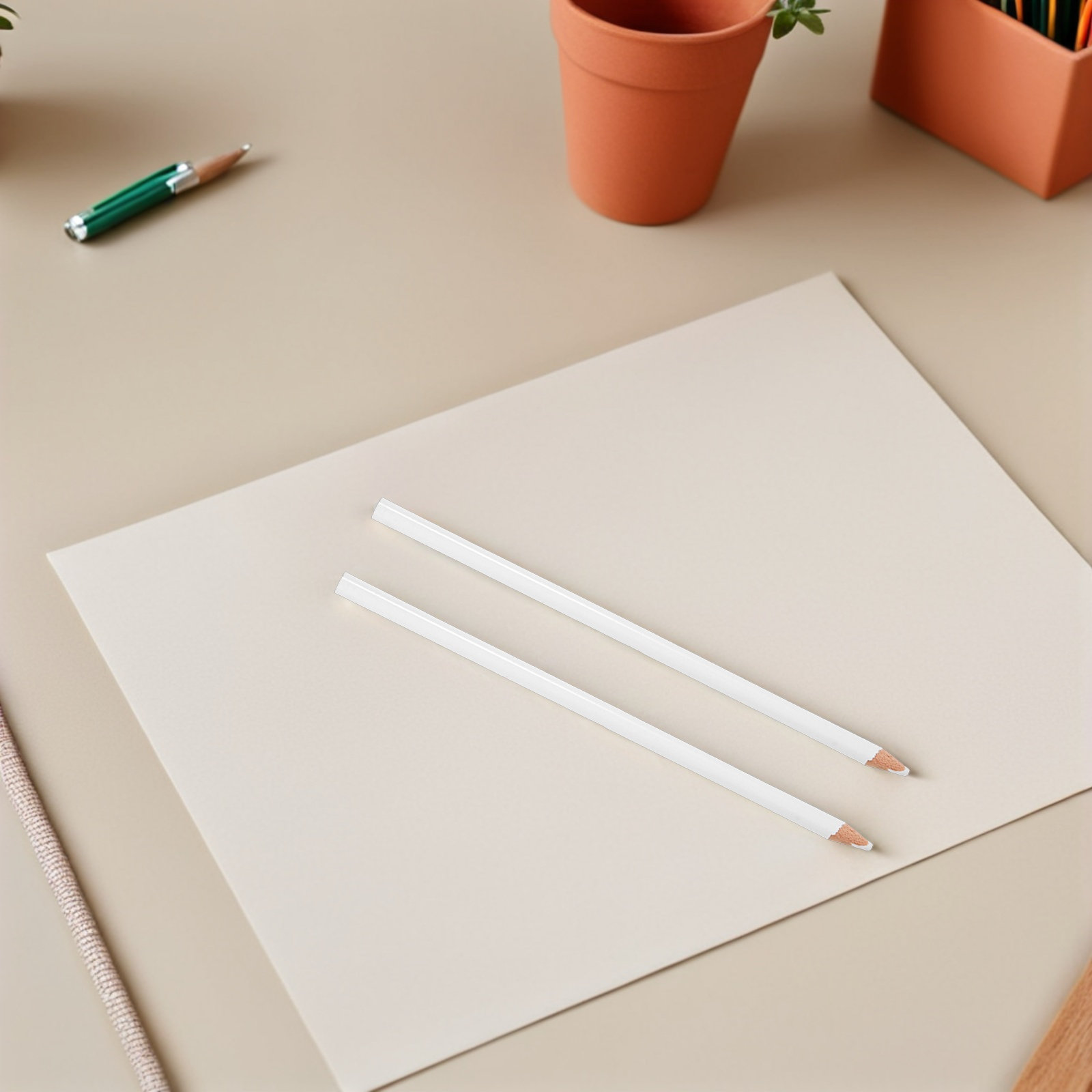Embroidery And Quilting - 25Pcs White Fabric Chalk Pencils for
