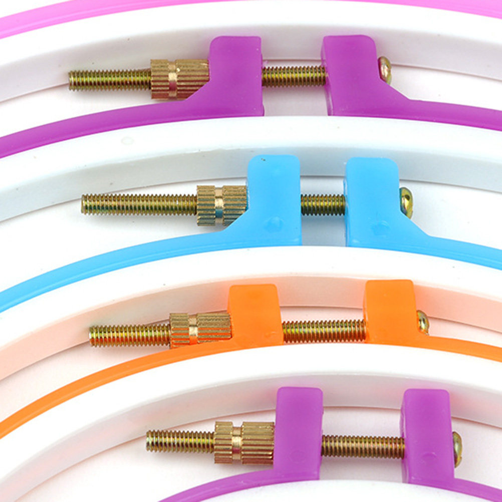 Embroidery Hooping - 5Pcs Embroidery Hoop Set Plastic Cross