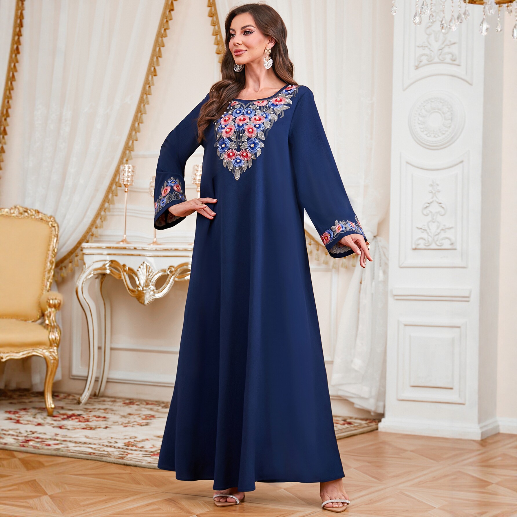 2026 Jalabiya Dubai Ethnic Wom – Embroidery Kebaya recenzja i cena
