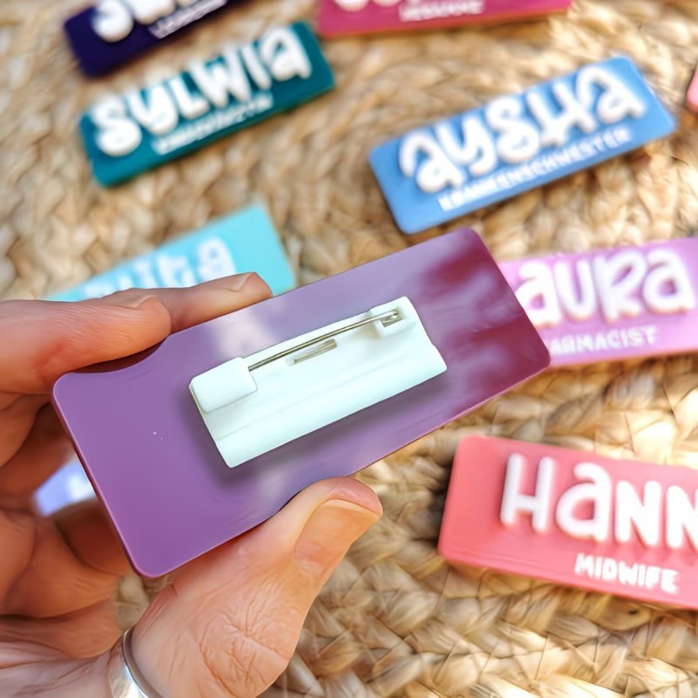 Personalized Name Brooch Badge – Embroidery Names recenzja i cena