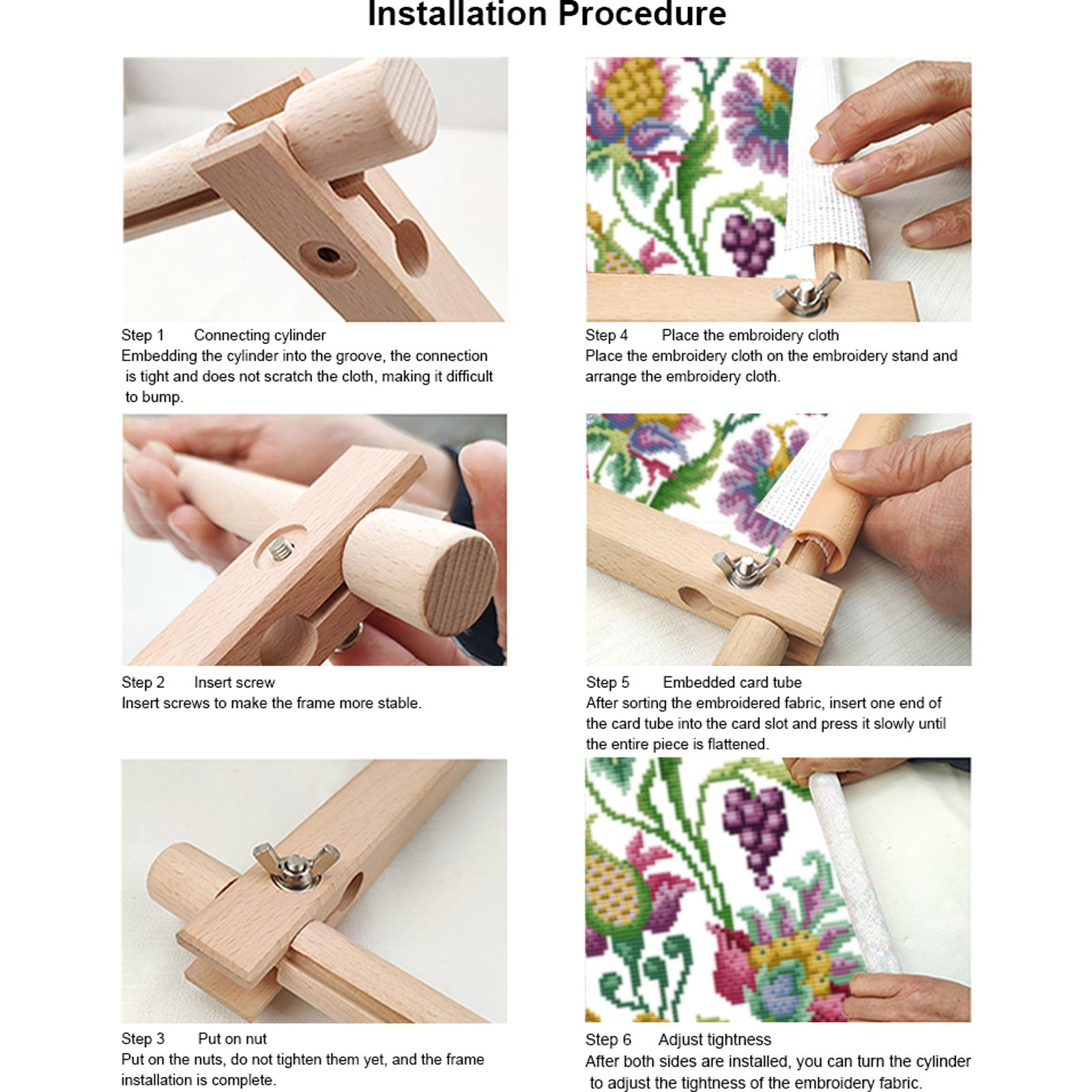 Cross Stitch Scroll Frame Hold – Embroidery Hooping recenzja i cena
