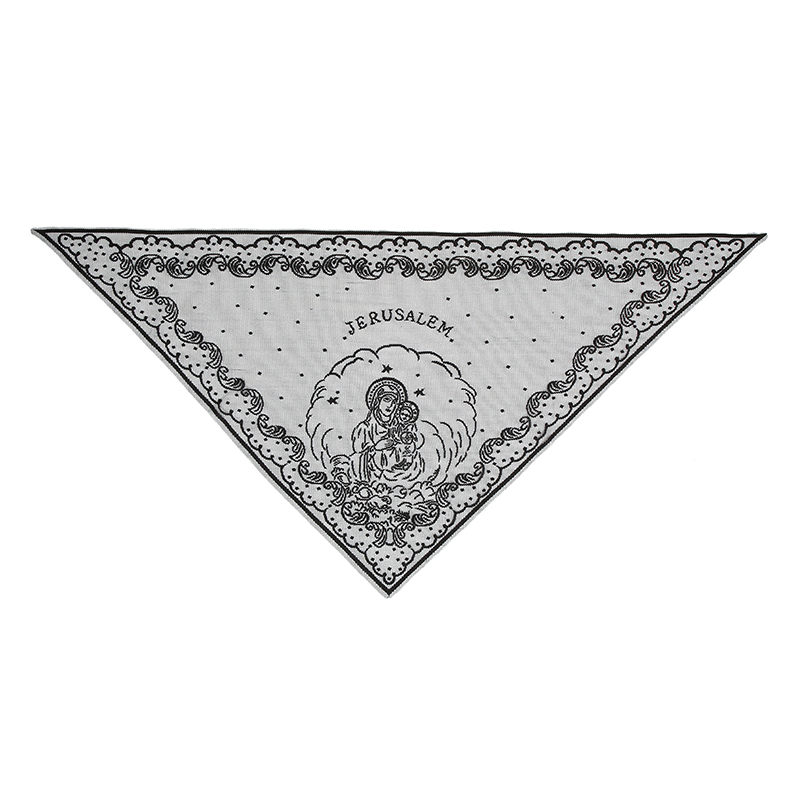 Women Lace Triangle Scarf for  – Embroidery Veil recenzja i cena