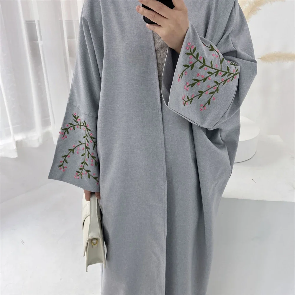 Eid Kimono Abaya Turkey Muslim – Embroidery Kebaya recenzja i cena