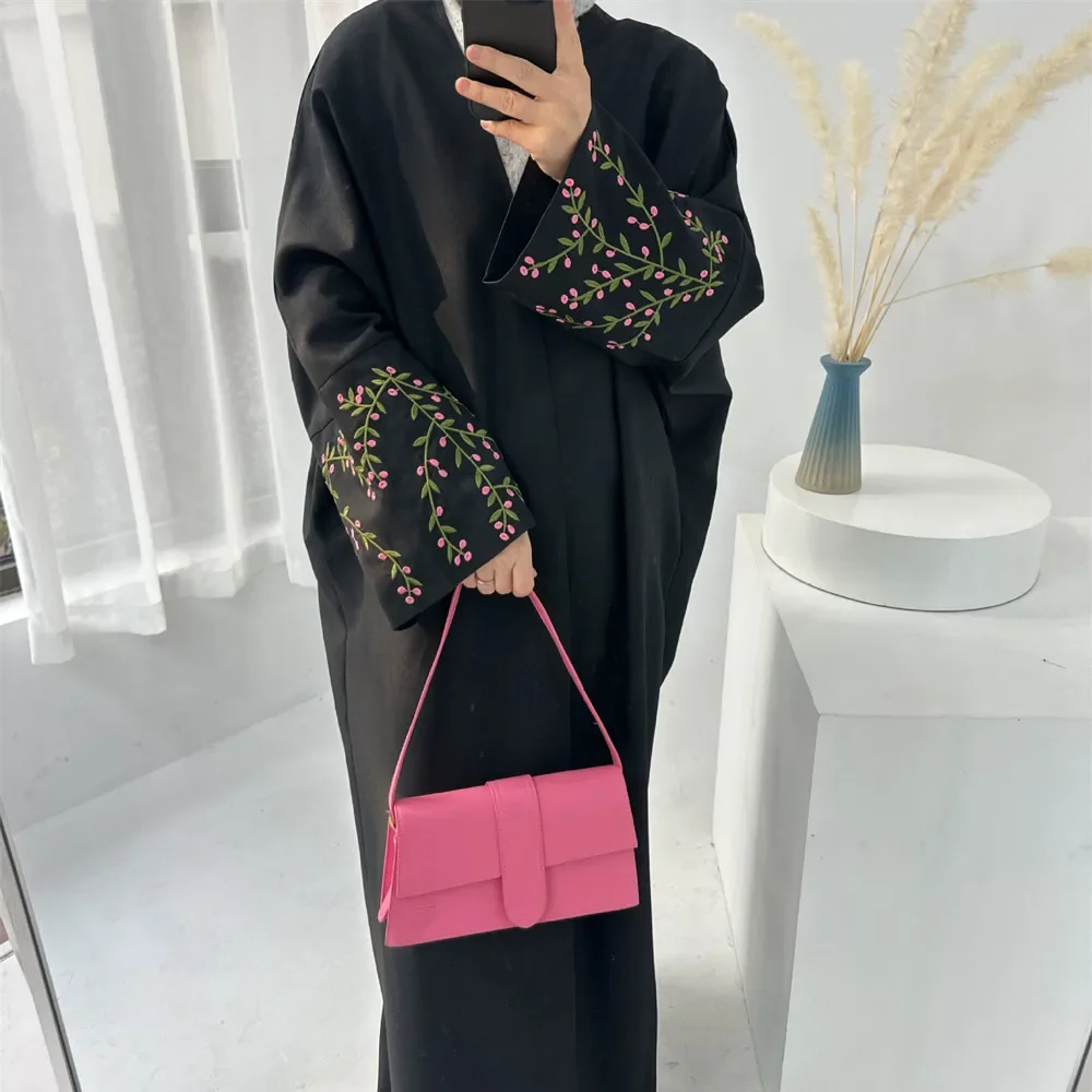 Eid Kimono Abaya Turkey Muslim – Embroidery Kebaya recenzja i cena