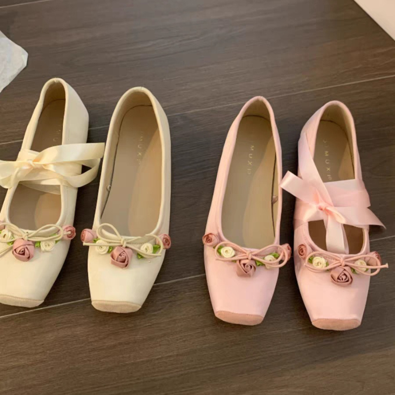 Women Flats Bow Marie Janes Sh – Embroidery Design Free recenzja i cena