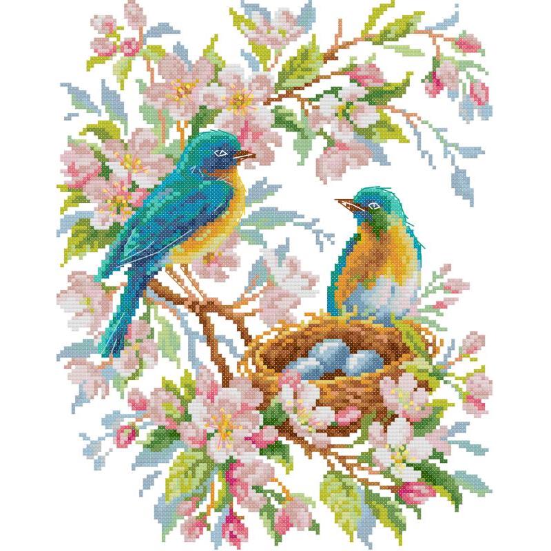 Birds and Flowers Series Joy S – Embroidery Job recenzja i cena