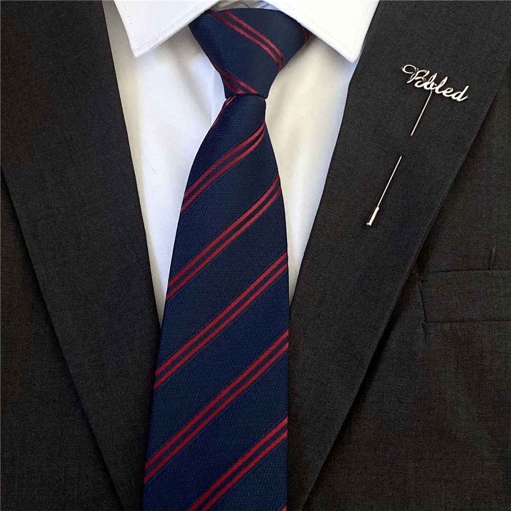 Personalized Men Lapel Pin Cus – Embroidery Names recenzja i cena