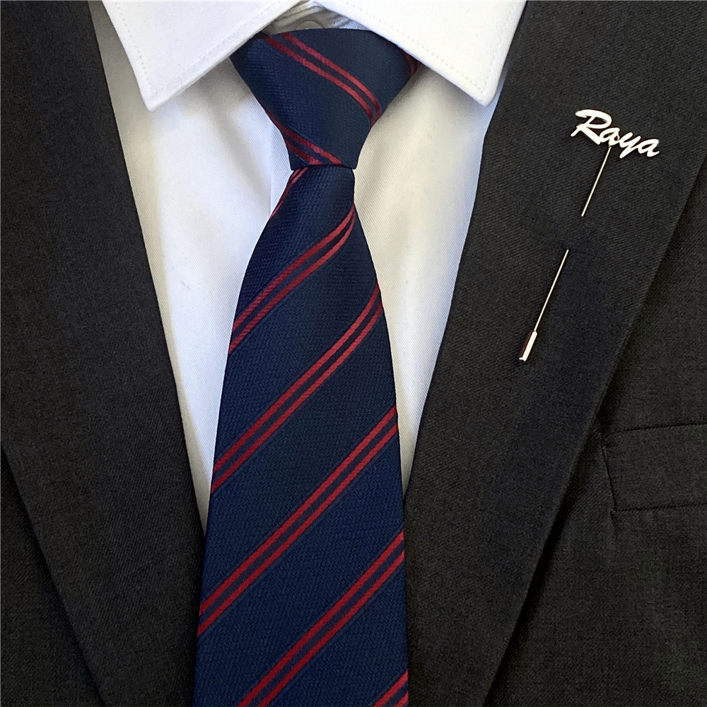 Personalized Men Lapel Pin Cus – Embroidery Names recenzja i cena