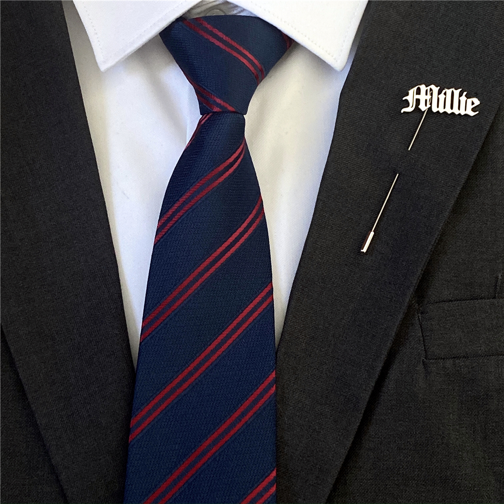 Personalized Men Lapel Pin Cus – Embroidery Names recenzja i cena