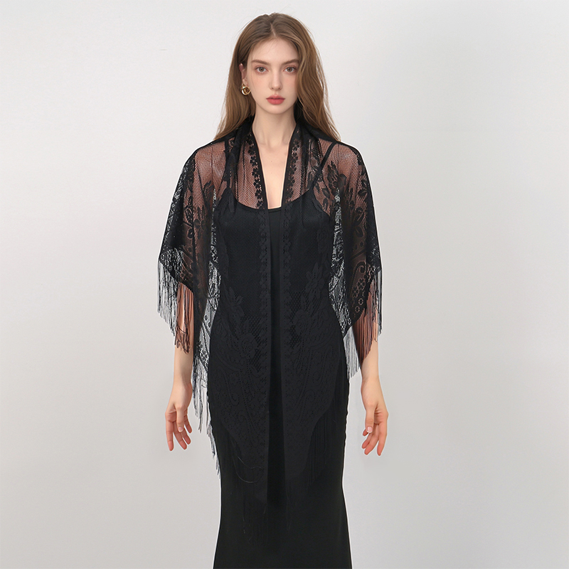 New Embroidery Lace Scarf Shaw – Embroidery Veil recenzja i cena