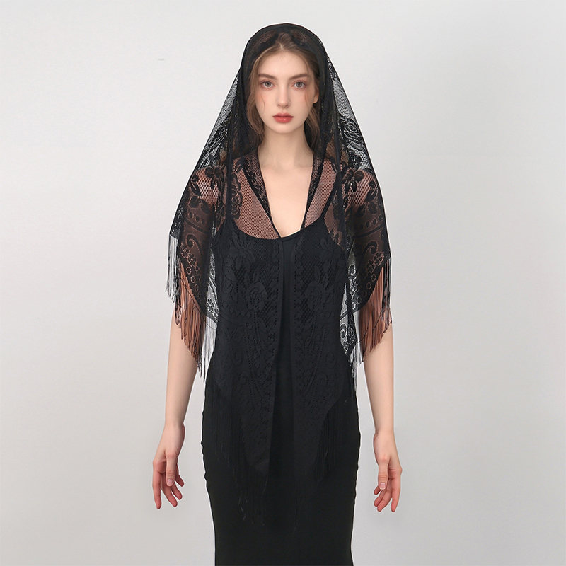 New Embroidery Lace Scarf Shaw – Embroidery Veil recenzja i cena