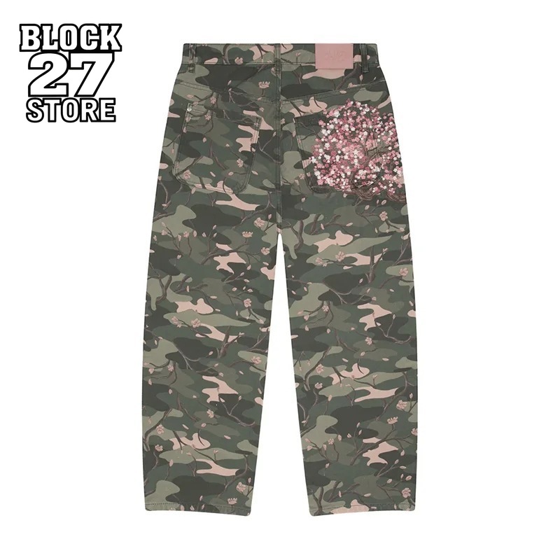 Mens Jeans Y2K Sakura Embroide – Embroidery Jeans Sakura recenzja i cena