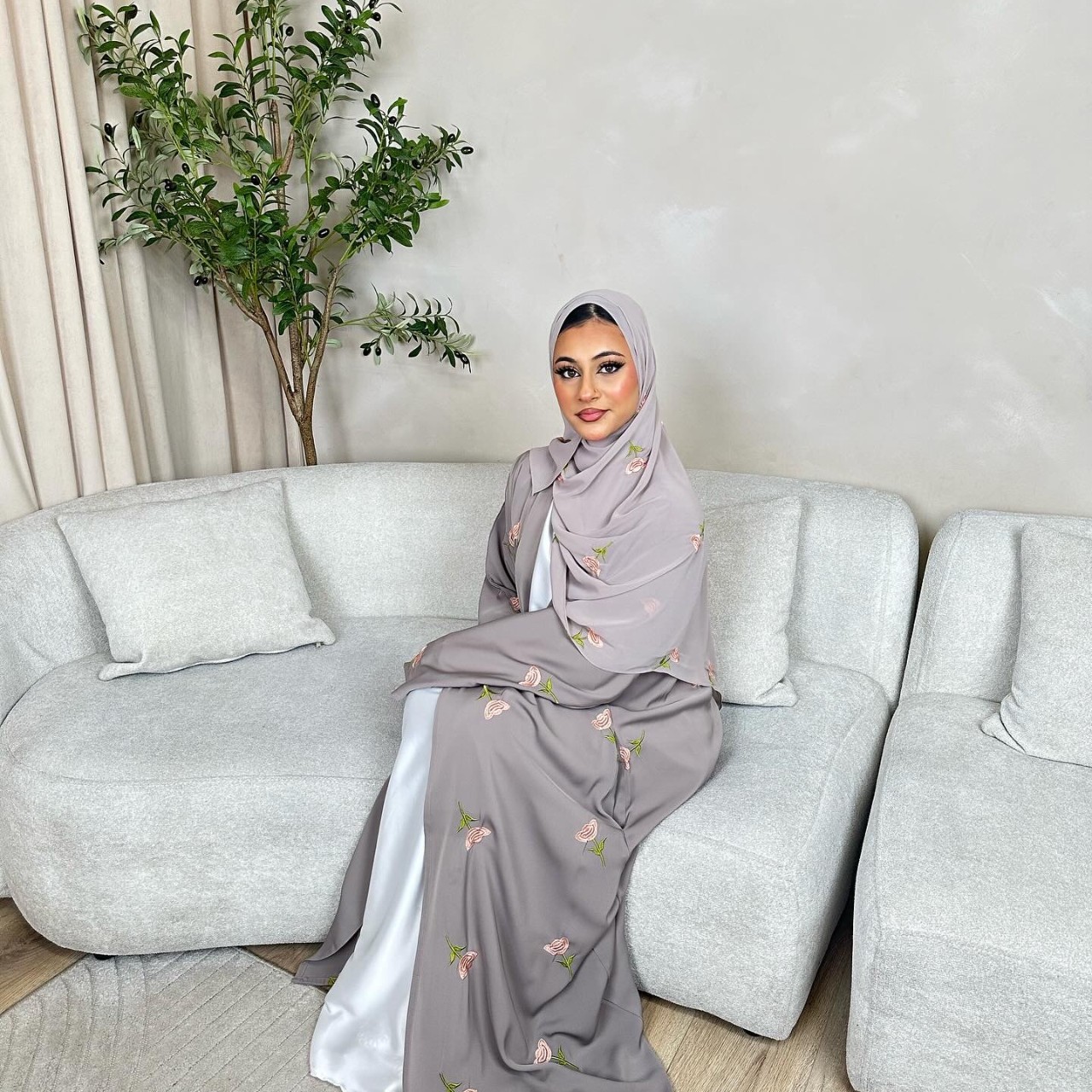 Eid Mubarak Ramadan Abaya Wome – Embroidery Kebaya recenzja i cena