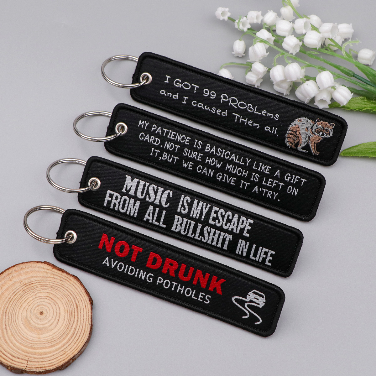 1pcs Skeleton Quotation Embroi – Embroidery Xmas recenzja i cena