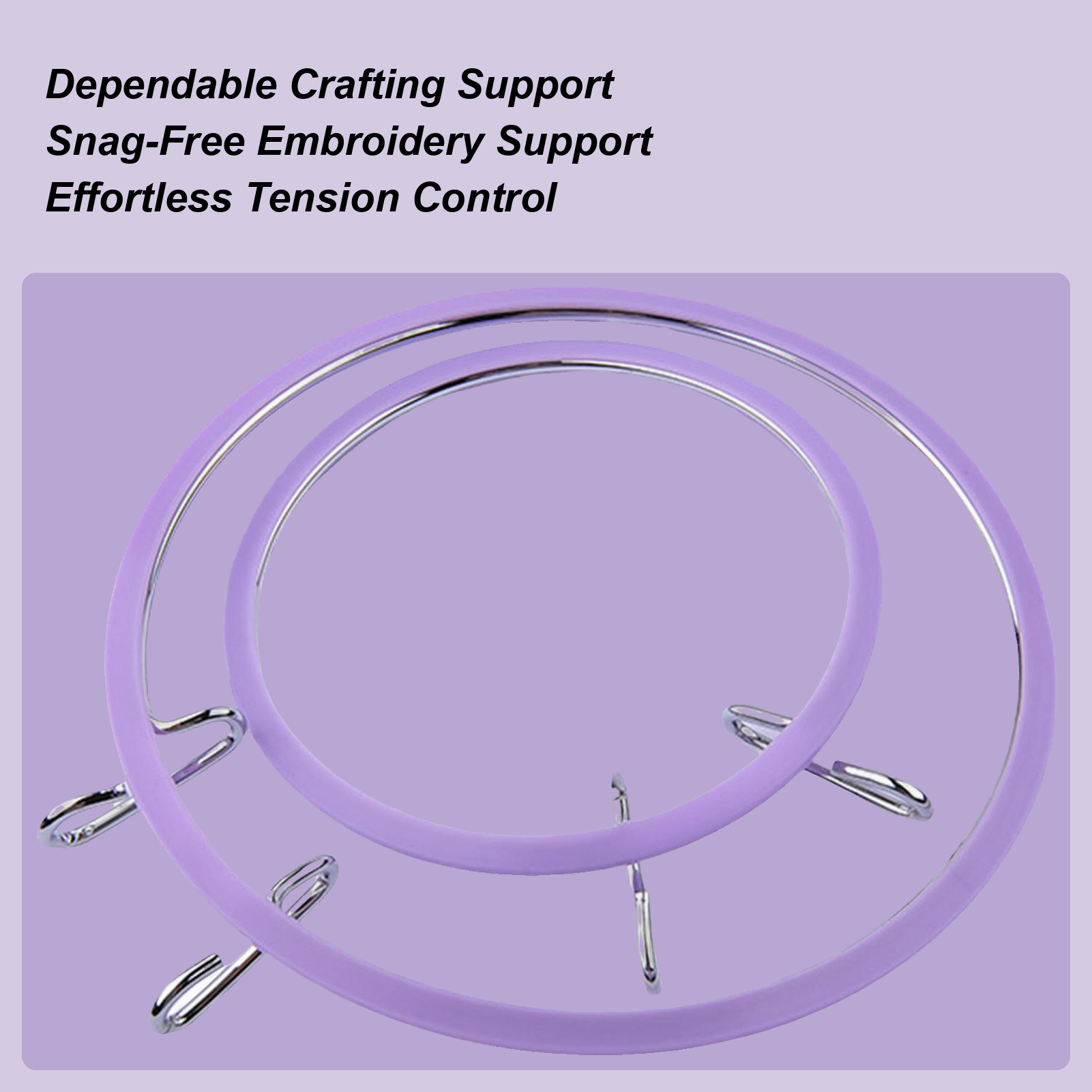Hoop For Cross Stitching Metal – Embroidery And Quilting recenzja i cena