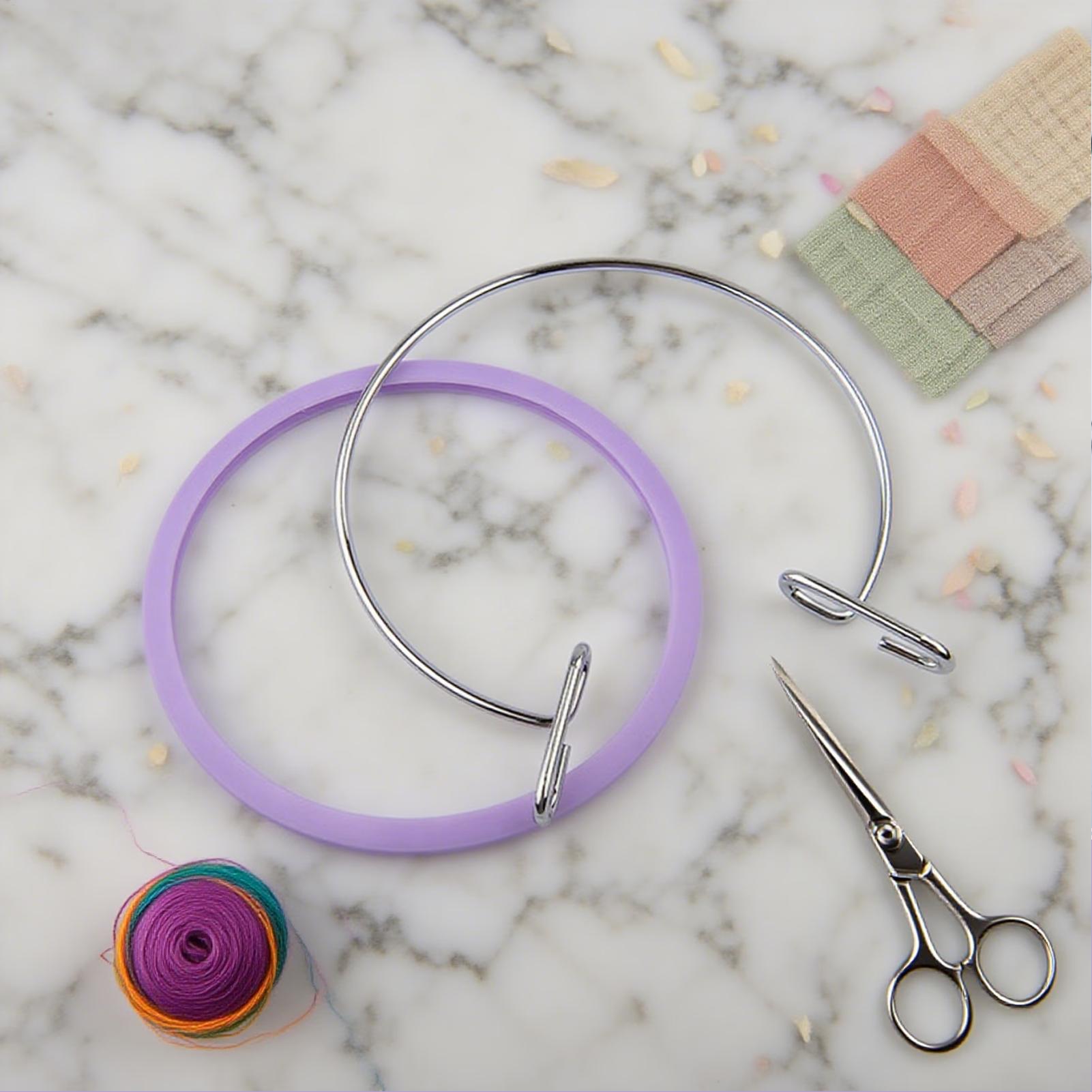 Hoop For Cross Stitching Metal – Embroidery And Quilting recenzja i cena