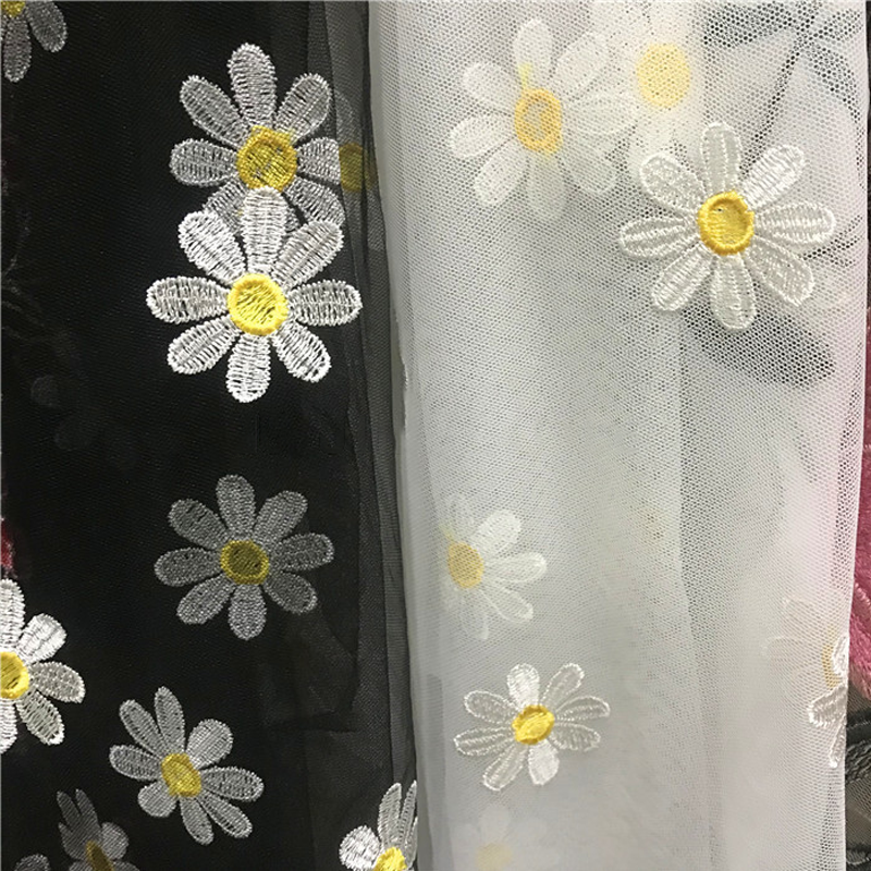 150cm Wide Daisy Embroidery La – Embroidery Veil recenzja i cena
