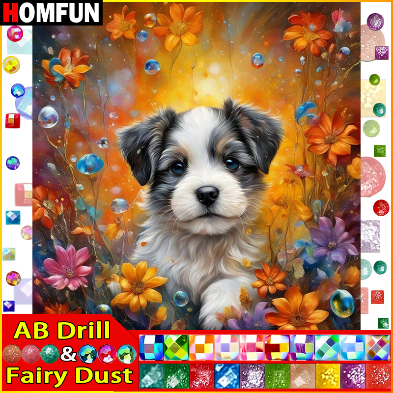 HOMFUN Fairy Dust AB Diamond P – Embroidery Roll Pattern recenzja i cena