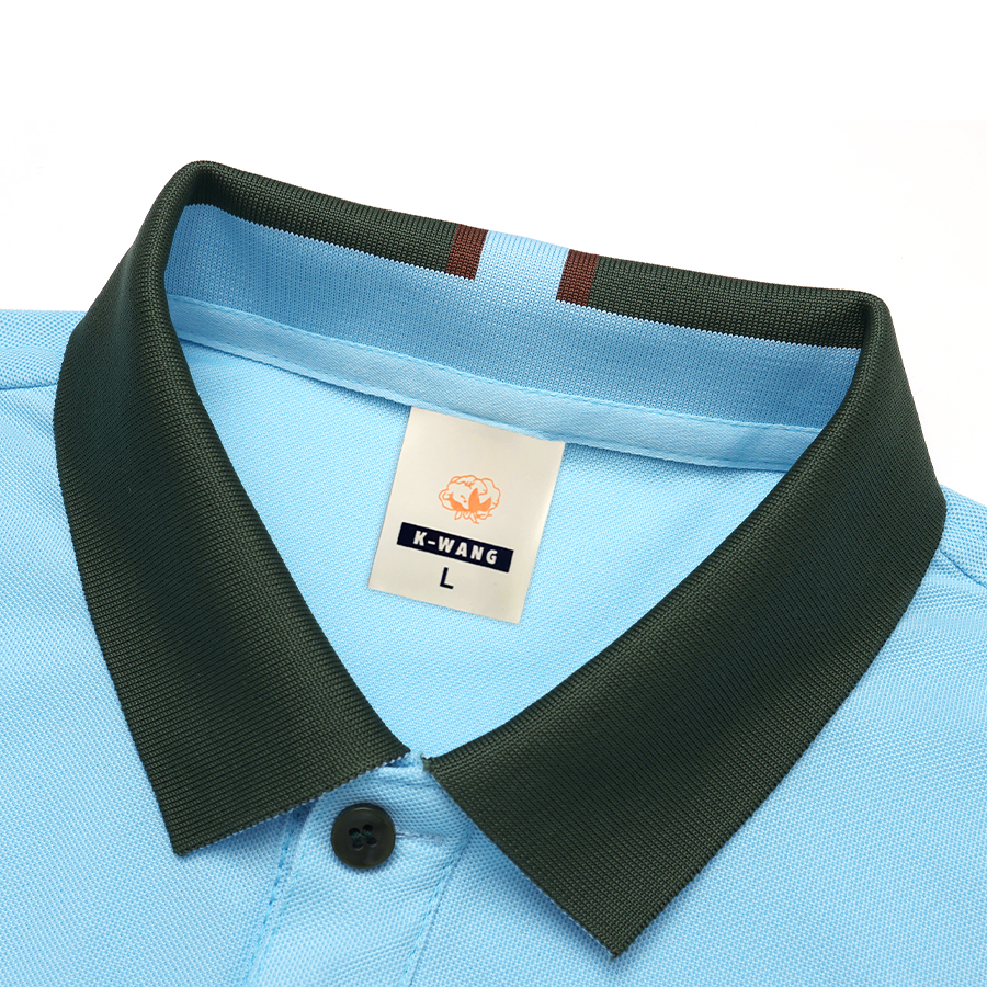 Long sleeved polo shirt with c – Embroidery Design Logo recenzja i cena
