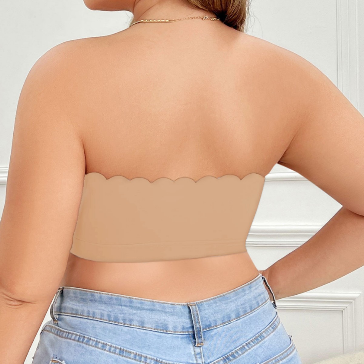 Solid color simple strapless s – Embroidery Ring Sizes recenzja i cena
