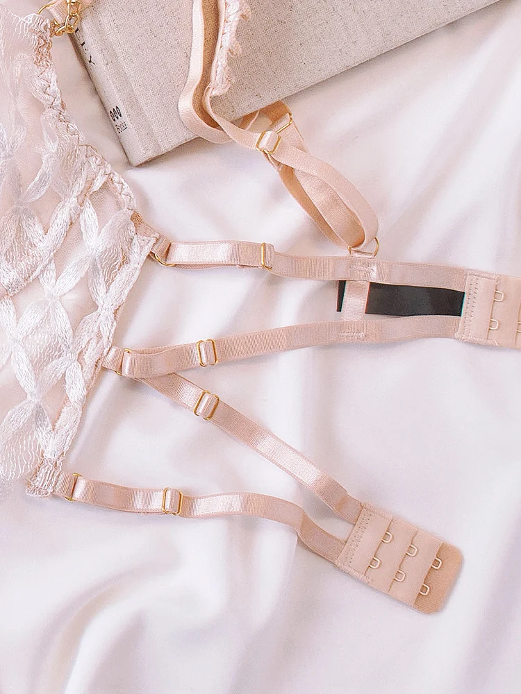 Embroidered Bralette Mesh Sexy – Embroidery Ring Sizes recenzja i cena