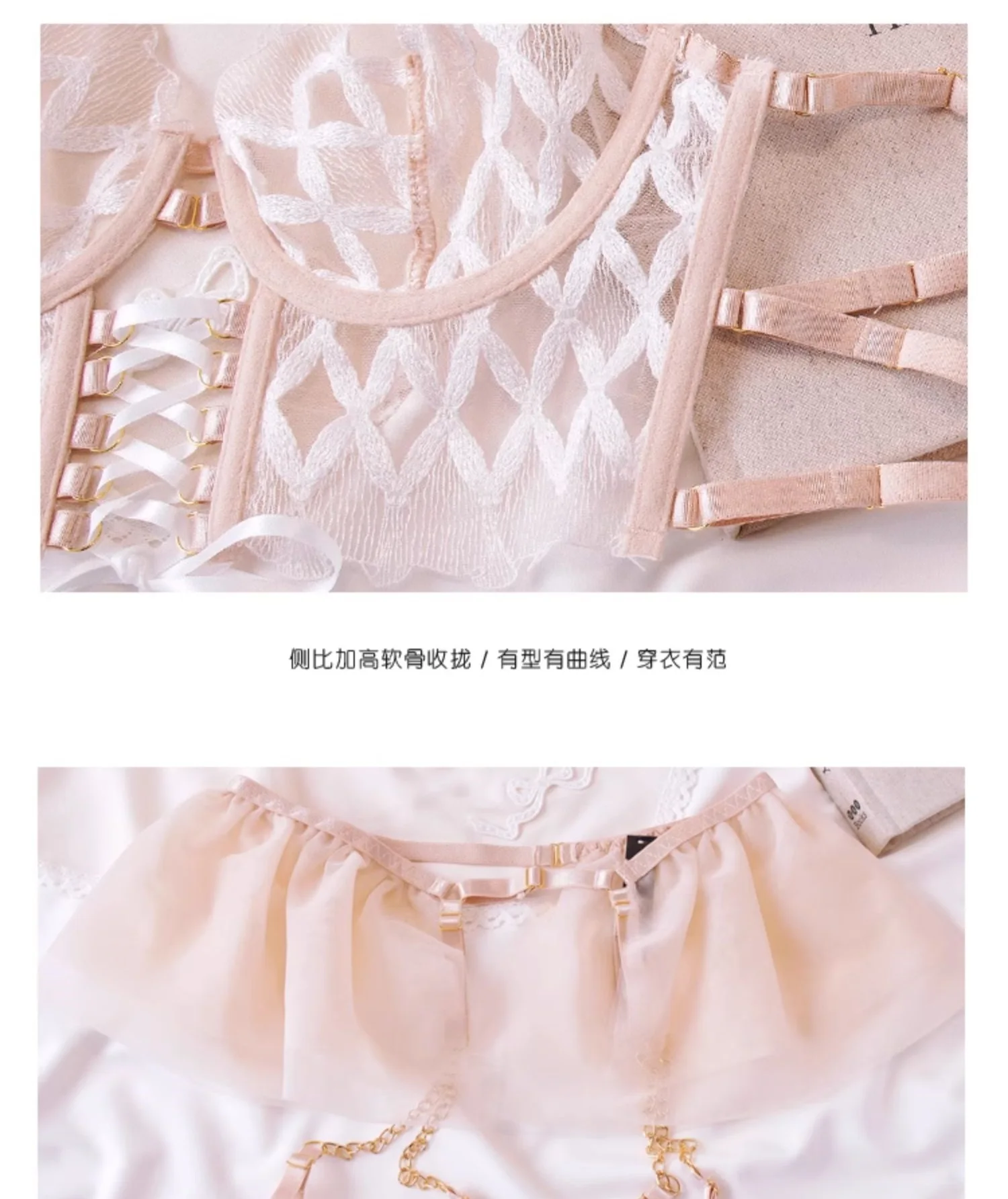 Embroidered Bralette Mesh Sexy – Embroidery Ring Sizes recenzja i cena