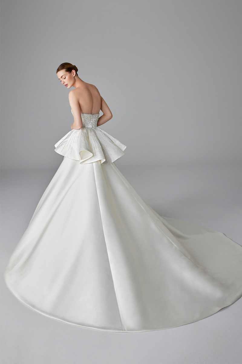 Elegant Wedding Dress A-Line S – Embroidery Online Design recenzja i cena