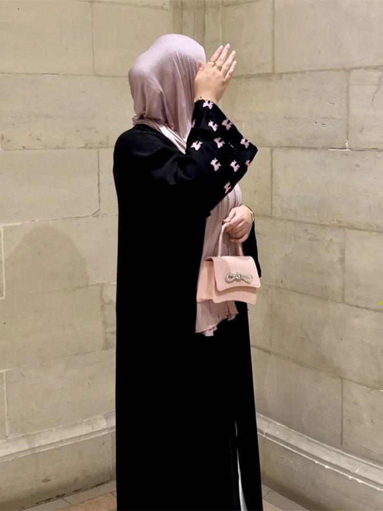 Ramadan Black Heart Abaya Dame – Embroidery Kebaya recenzja i cena