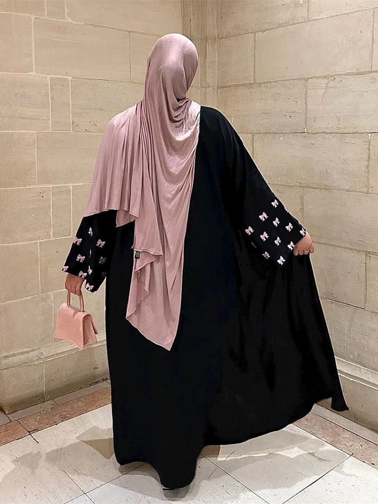 Ramadan Black Heart Abaya Dame – Embroidery Kebaya recenzja i cena