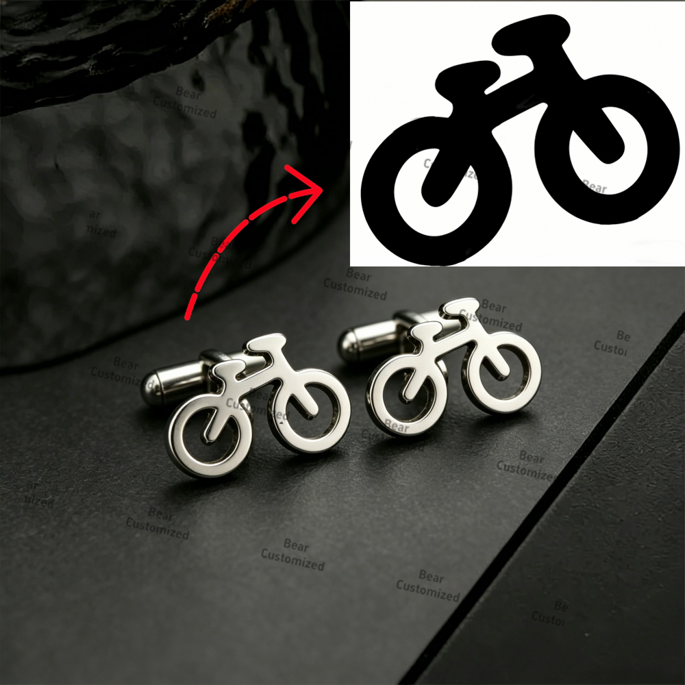 Men Custom Logo Tie Clip Cuffl – Embroidery Knot recenzja i cena