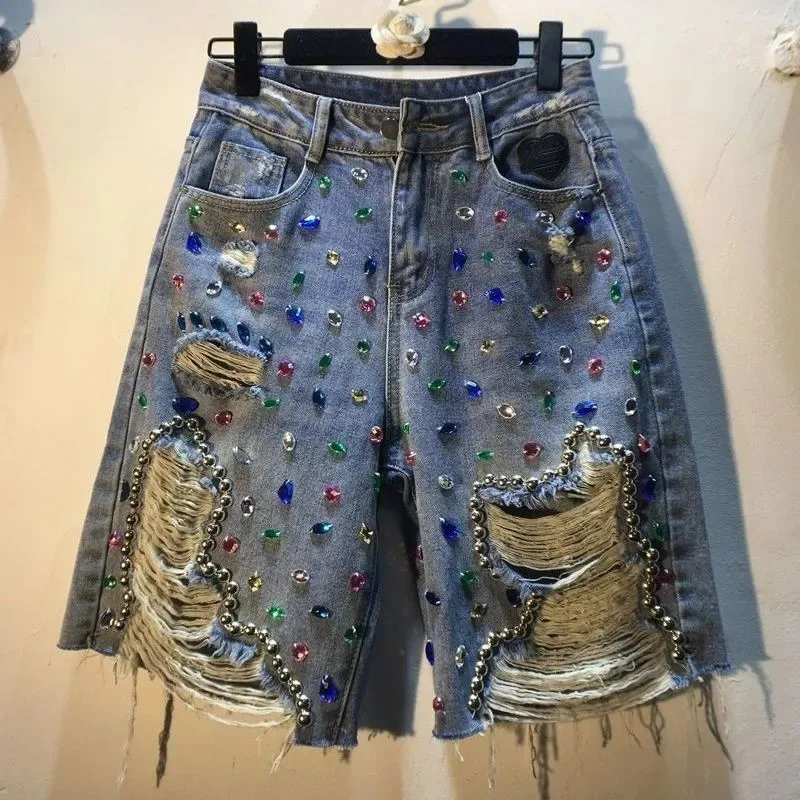Women's 2026 with Diamonds Sum – Embroidery Jeans Sakura recenzja i cena