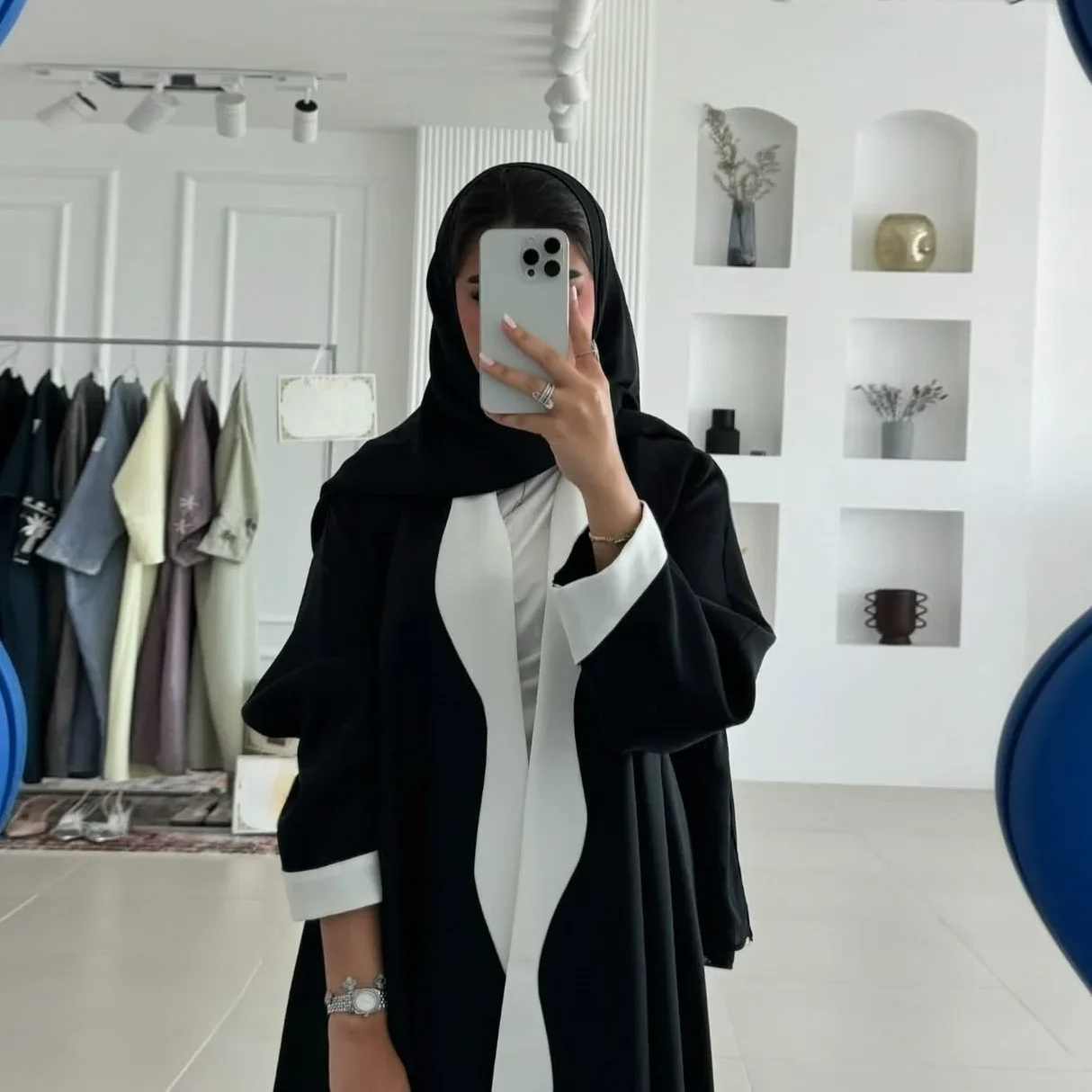Open Kimono Abaya Dubai Islam  – Embroidery Kebaya recenzja i cena