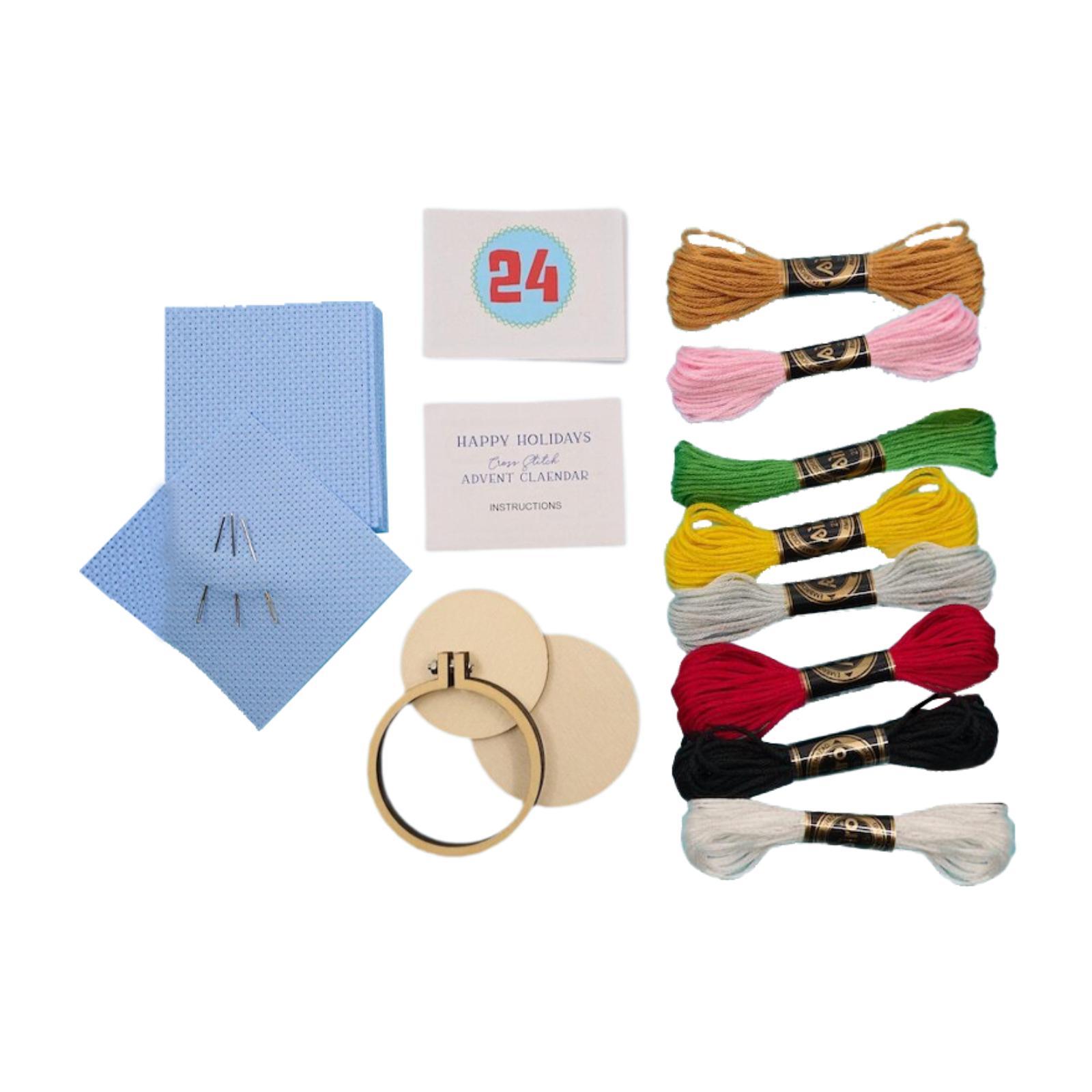 Christmas Advent Calendar,Xmas – Embroidery Xmas Decorations recenzja i cena