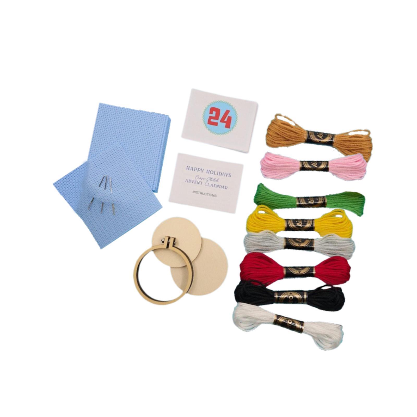 Christmas Advent Calendar,Xmas – Embroidery Xmas Decorations recenzja i cena