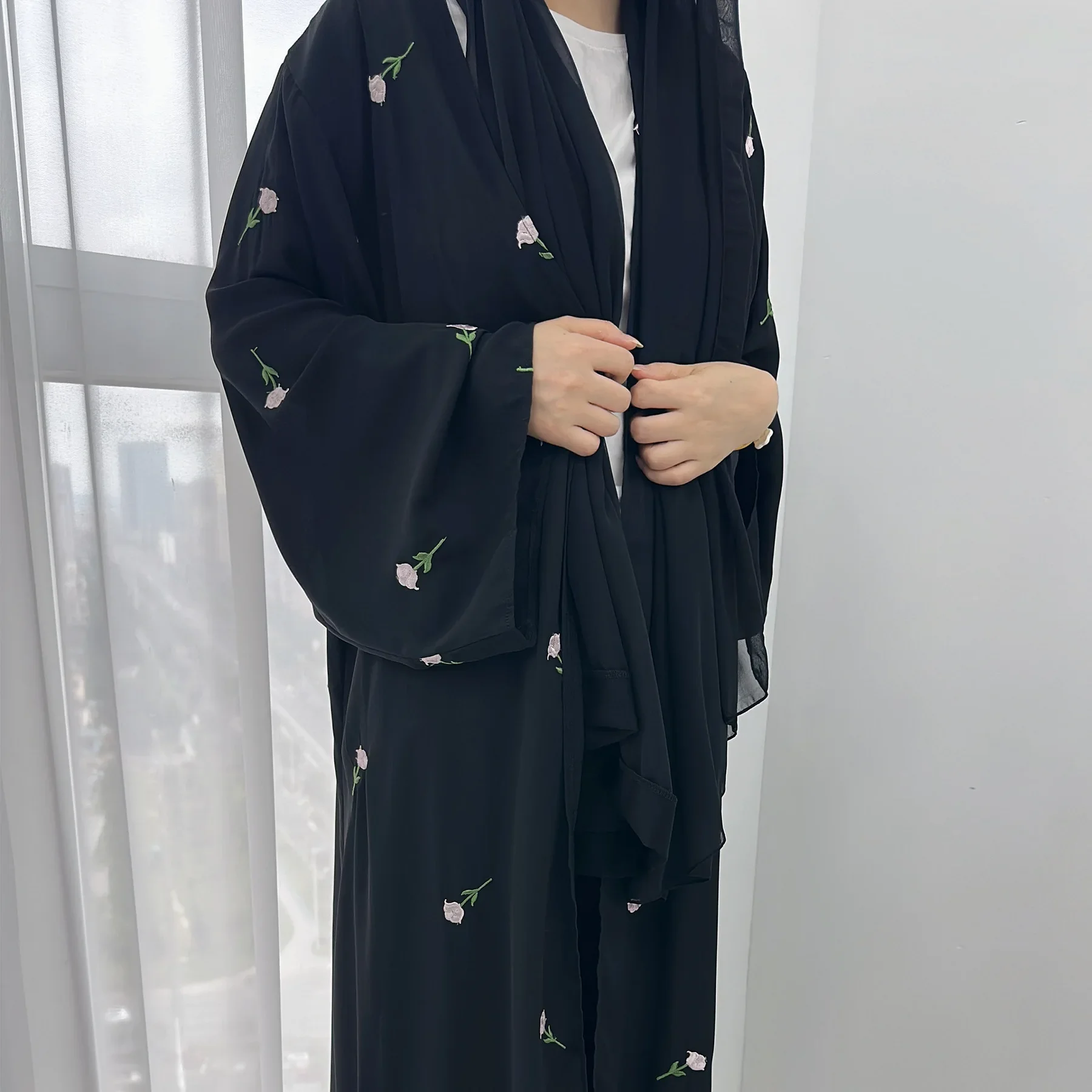 Eid Flower Embroidery Muslim M – Embroidery Kebaya recenzja i cena