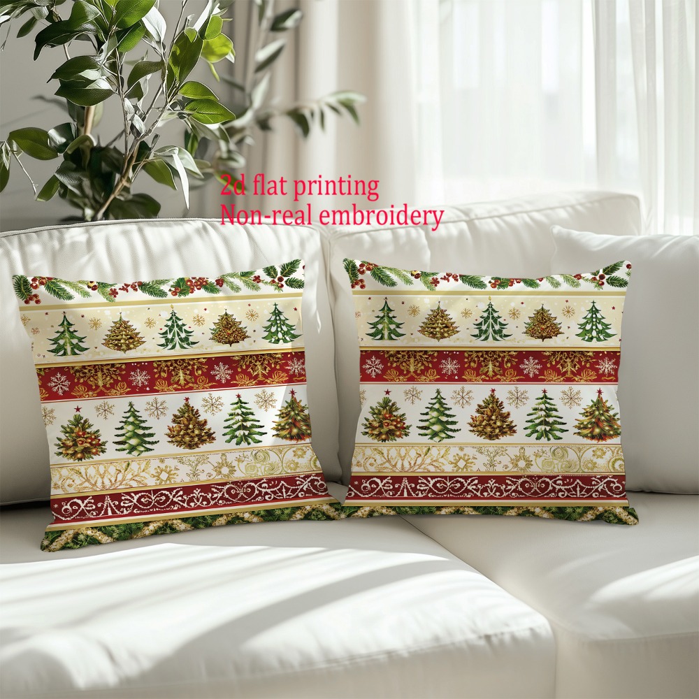 2pcs, 2D Flat Merry Christmas  – Embroidery Xmas Decorations recenzja i cena