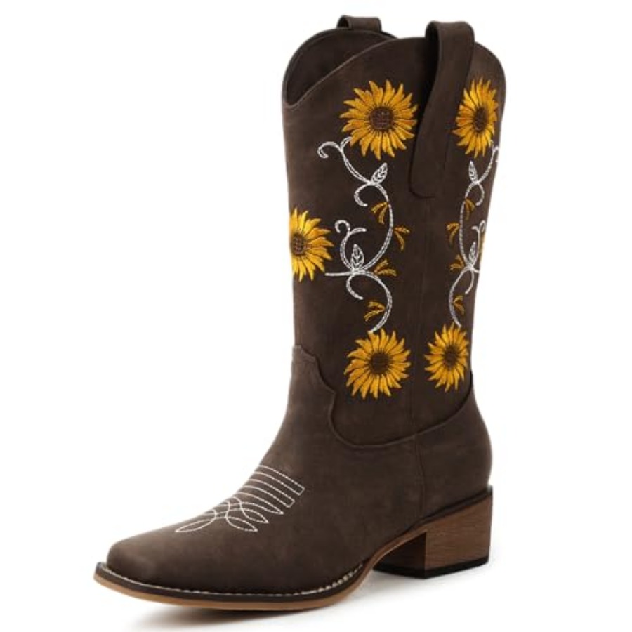 Cowboy Boots for Women Square  – Embroidery Design Free recenzja i cena