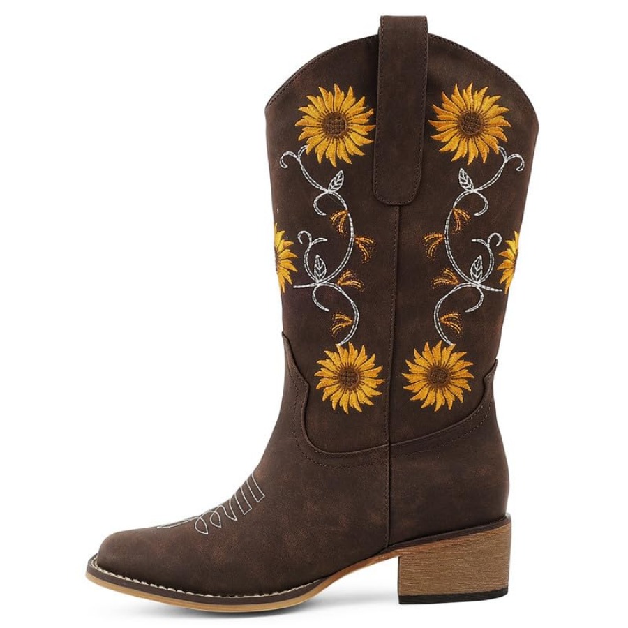 Cowboy Boots for Women Square  – Embroidery Design Free recenzja i cena