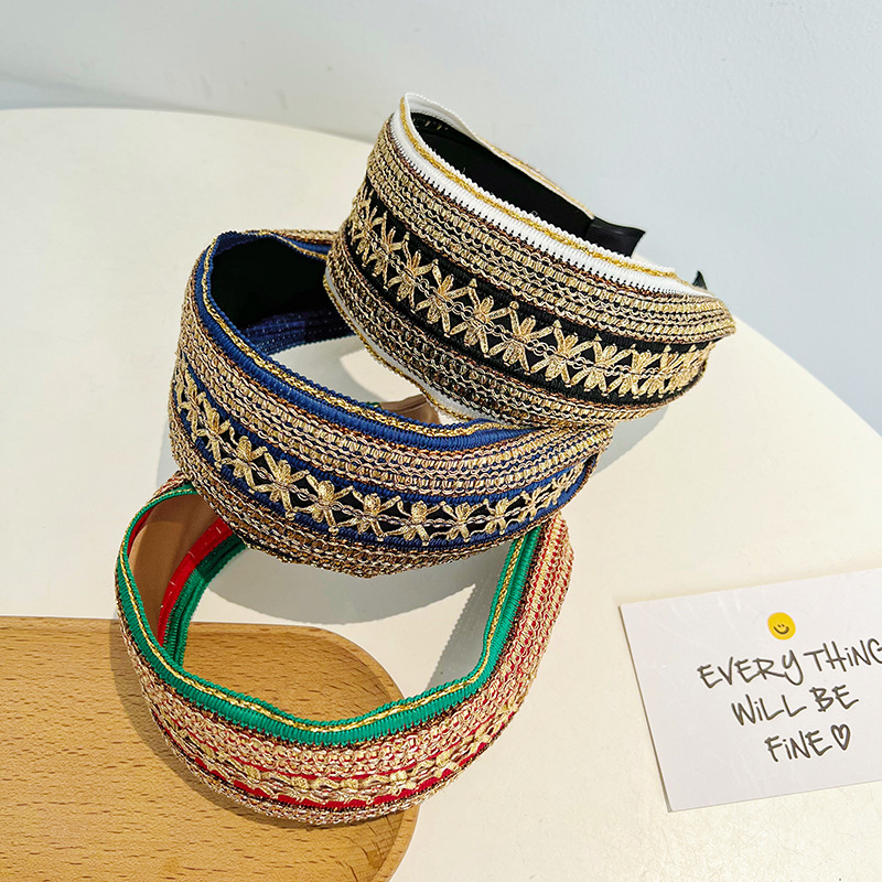 Women Girls Vintage Bohemian E – Embroidery Knot recenzja i cena