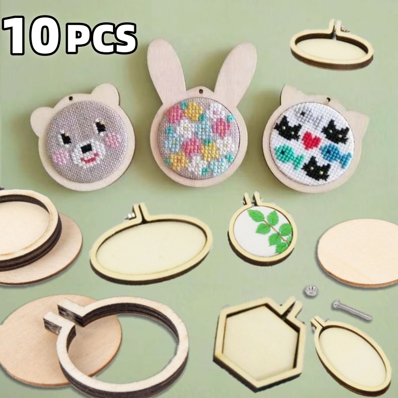 10PCS Mini Embroidery Hoop Woo – Embroidery Hooping recenzja i cena