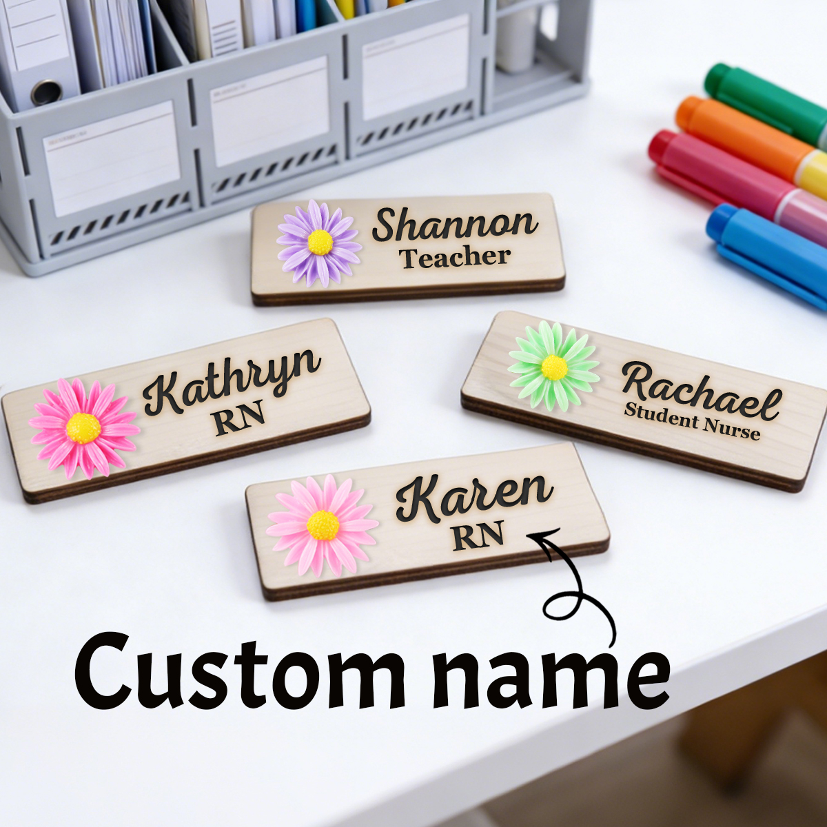 Personalized 3D Chrysanthemum  – Embroidery Names recenzja i cena