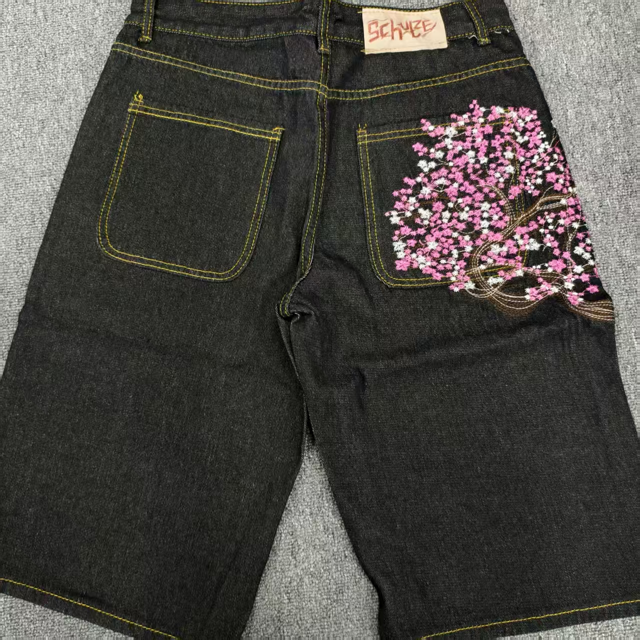 Sakura Pocket Embroidery Fashi – Embroidery Jeans Sakura recenzja i cena
